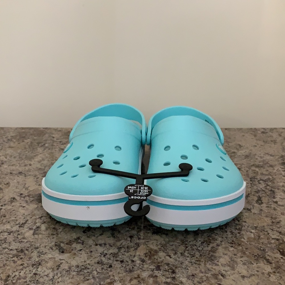 Cyan Unisex Crocs - Picture 5 of 9